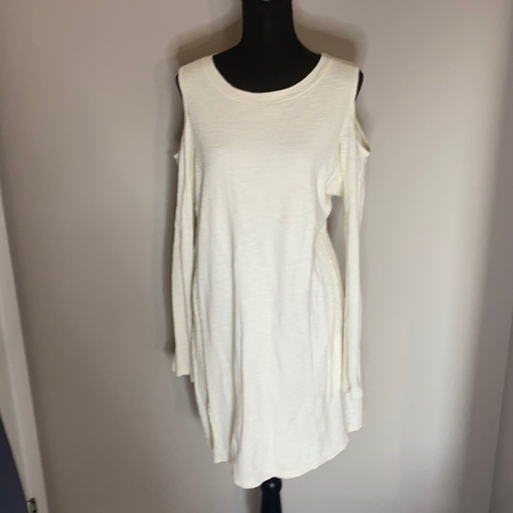 NWT Anthropologie SOL ANGELES Cold-Shoulder‎ Dress size Medium - Picture 1 of 13